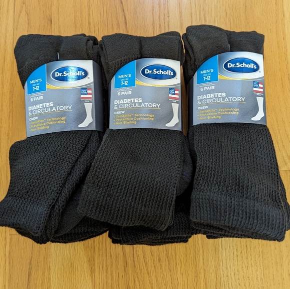 Dr. Scholl's Other - 18 Pairs of Dr Scholls Diabetes Circulatory Crew Socks